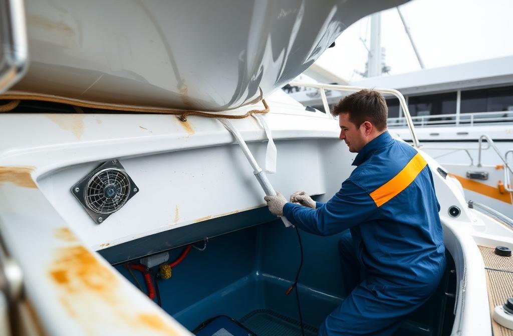 Yacht waterproofing & leak repair | FWK